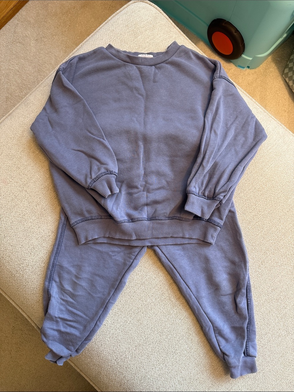 Zara Kids Sweatshirt and Joggers Set - Dusty Blue